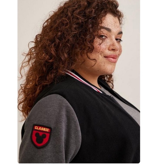 TORRID NWT Disney Mickey Mouse Wool Bomber Jacket - Picture 5 of 7